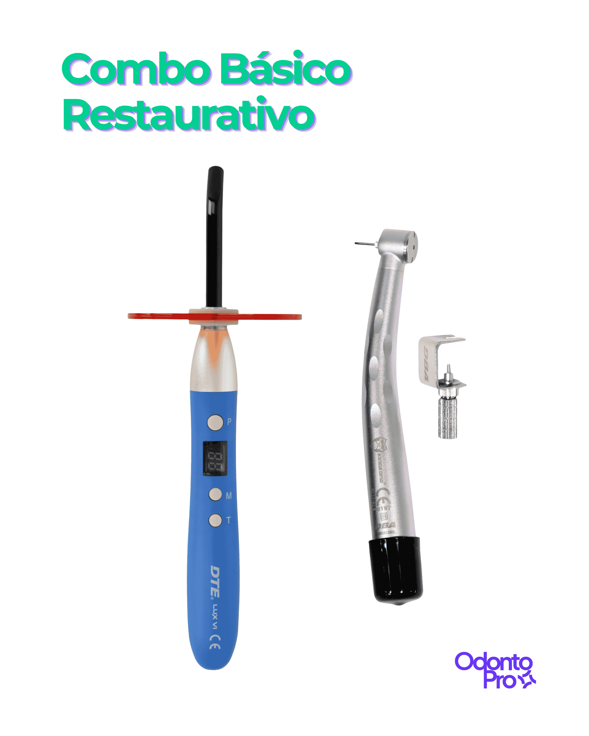 Combo Básico Restaurativo / Lámpara de Fotocurado y Pieza de Mano