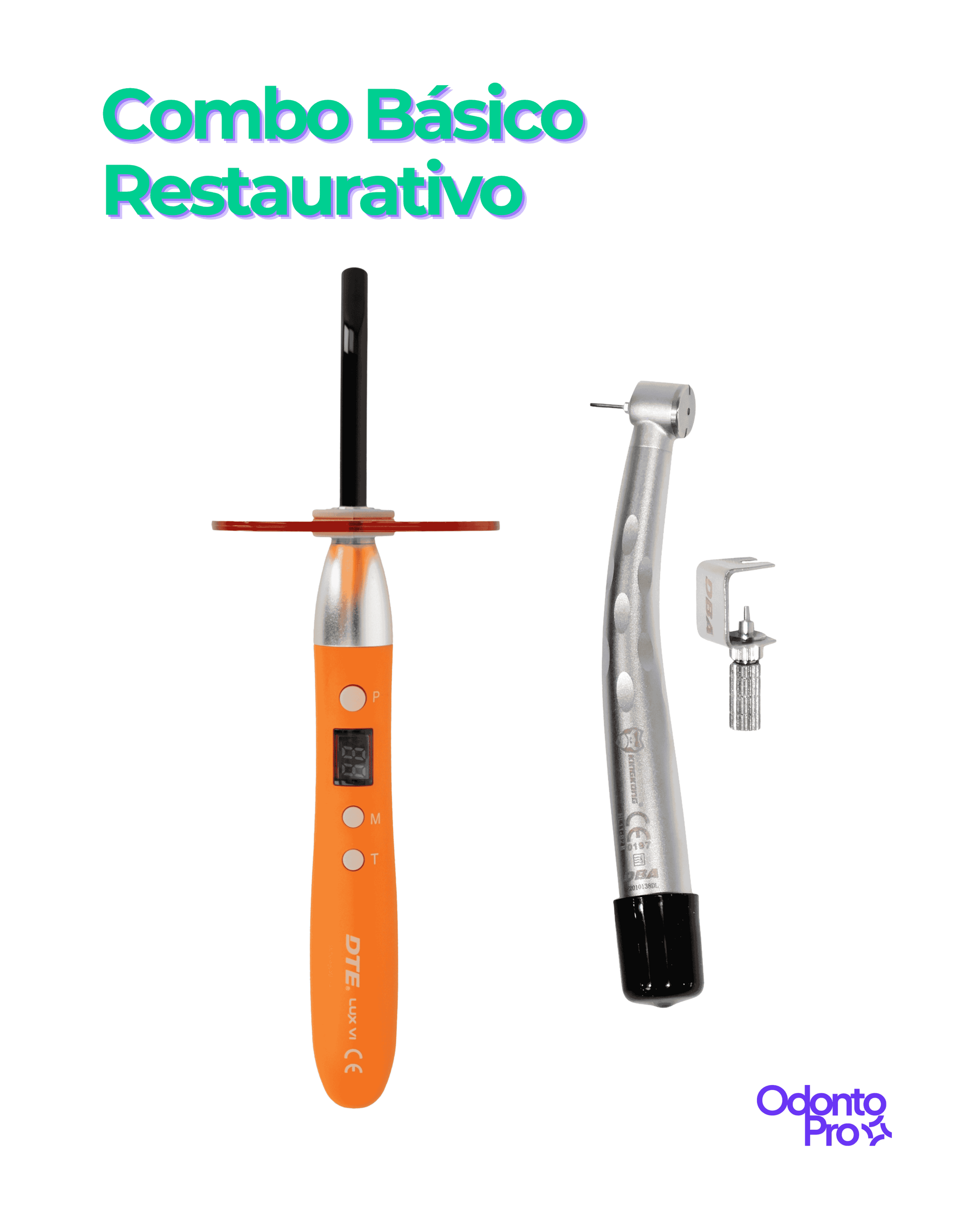 Combo Básico Restaurativo / Lámpara de Fotocurado y Pieza de Mano