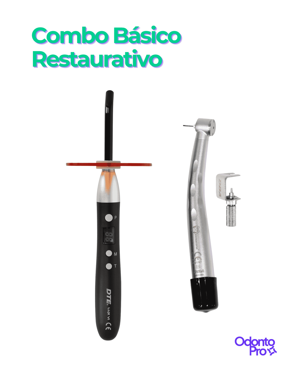 Combo Básico Restaurativo / Lámpara de Fotocurado y Pieza de Mano